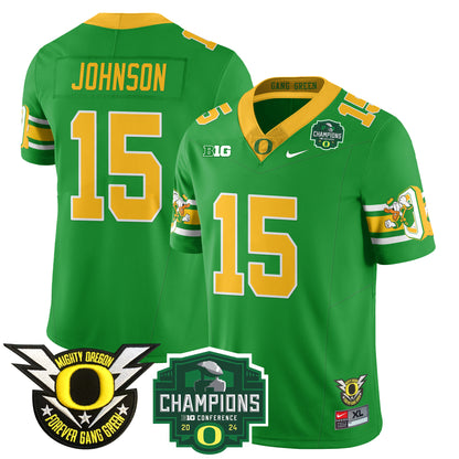 Oregon Ducks 2024 Big Ten Champions Jersey - All Stitched