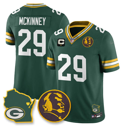 GB Vapor Limited Jersey - John Madden Patch - All Stitched