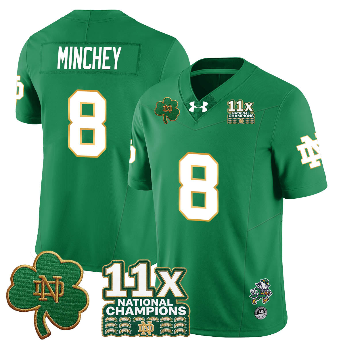 ND 11x-Time National Champions Vapor Limited Jersey