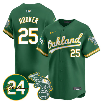 Oakland Athletics 2024 Ricky Henderson Memorial Jersey - All Stitched