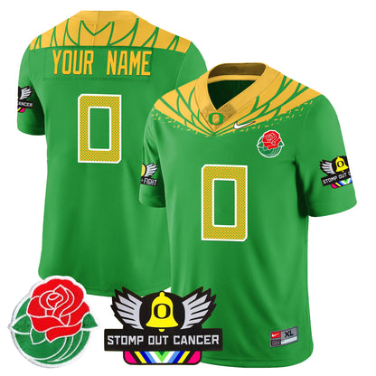 Custom Oregon Alternate 2024 Vapor Limited Jersey - All Stitched