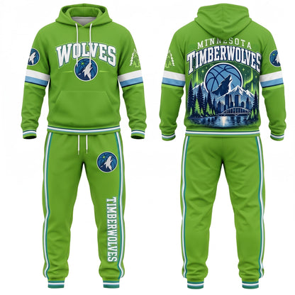 MT Streetwear Hoodie Pants Set - Printed