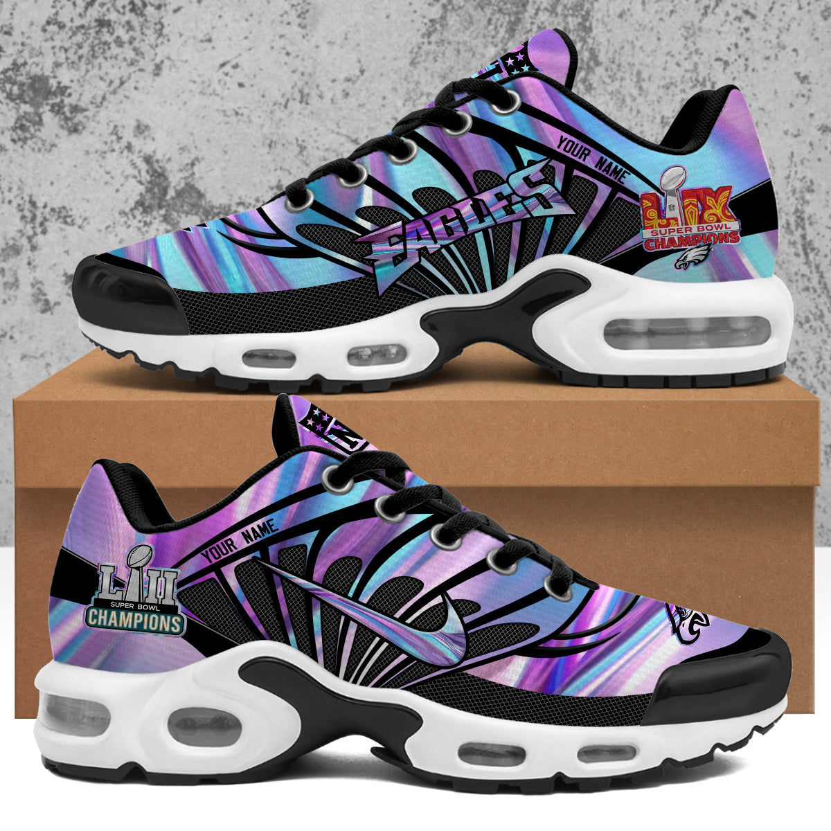 Philadelphia Eagles Fangear Customized Sport Shoes
