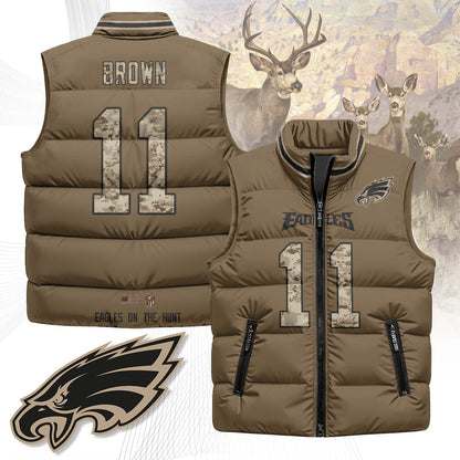Philadelphia Eagles Hunting Unisex Puffer Vest