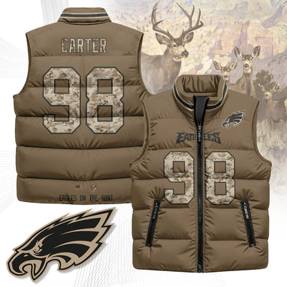 Philadelphia Eagles Hunting Unisex Puffer Vest
