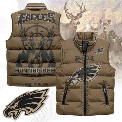 Philadelphia Eagles Hunting Unisex Puffer Vest