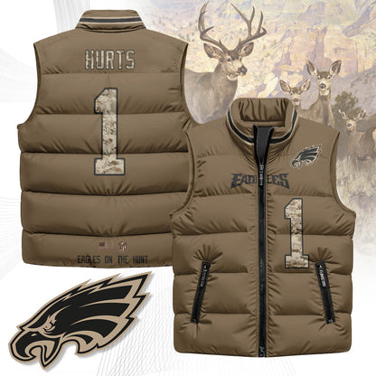 Philadelphia Eagles Hunting Unisex Puffer Vest