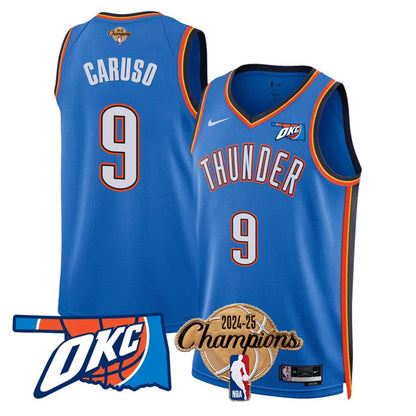 OKC 2024-25 Champions Jersey - All Stitched