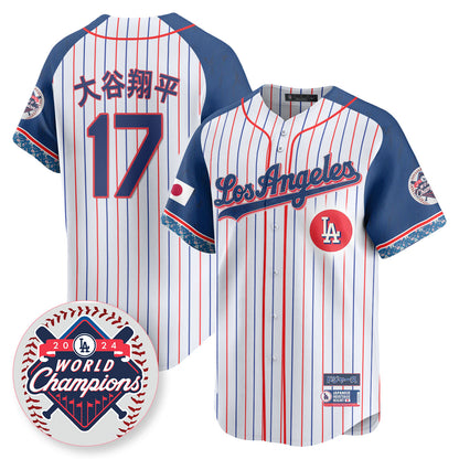 Los Angeles Dodgers Japanese Heritage Night Jersey - All Stitched