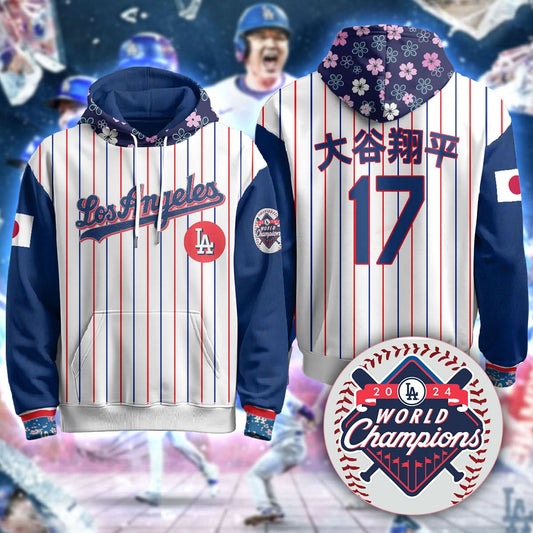 Los Angeles Dodgers Japanese Heritage Night Hoodie - All Stitched