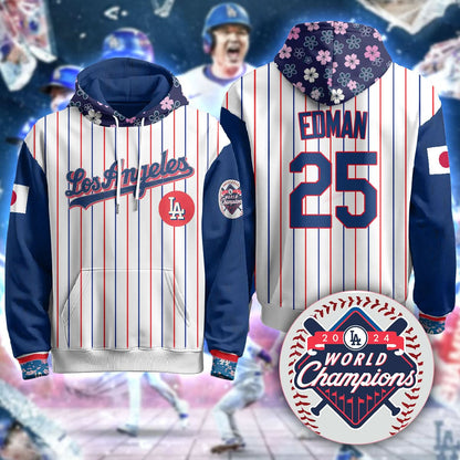Los Angeles Dodgers Japanese Heritage Night Hoodie - All Stitched