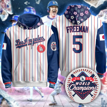 Los Angeles Dodgers Japanese Heritage Night Hoodie - All Stitched