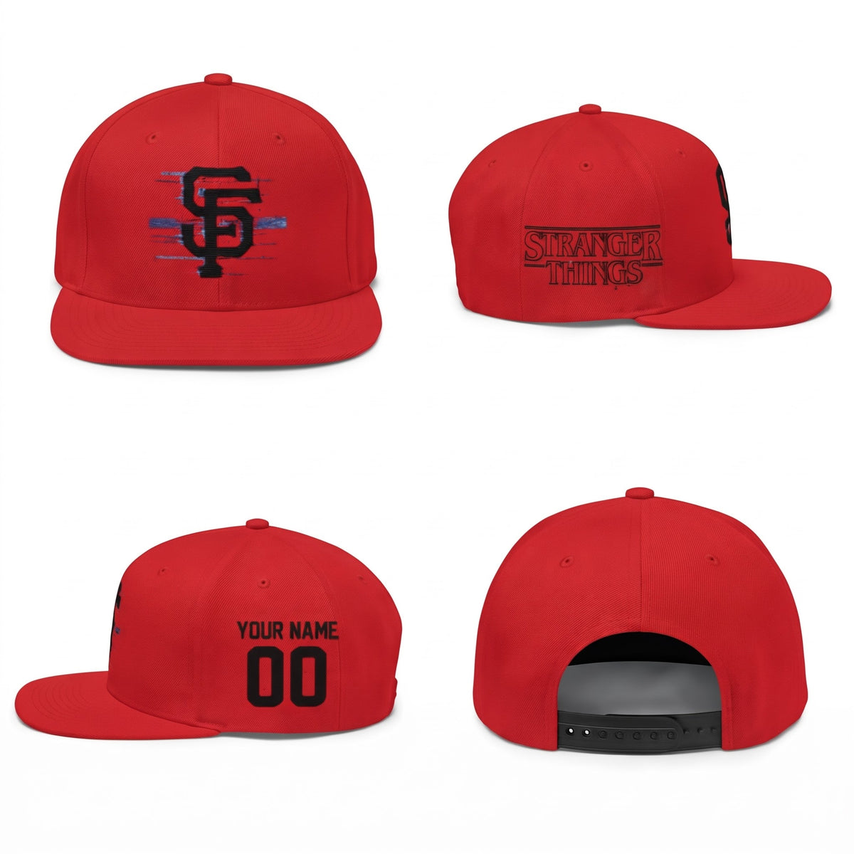 SF x Dark Side Personalized Snapback Cap - Printed