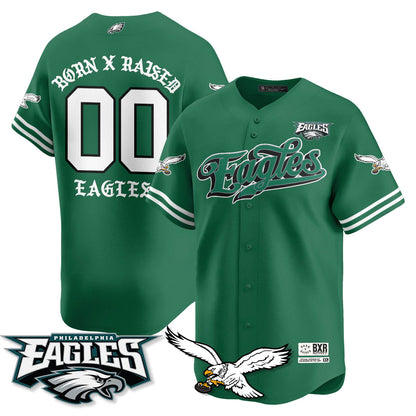 PHI Born x Raised Baseball Jersey - All Stitched