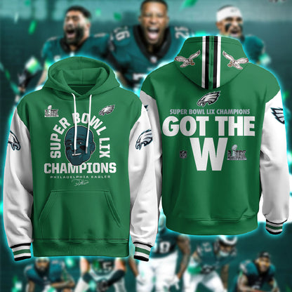 Philadelphia Eagles Super Bowl LIX Champions Hoodie