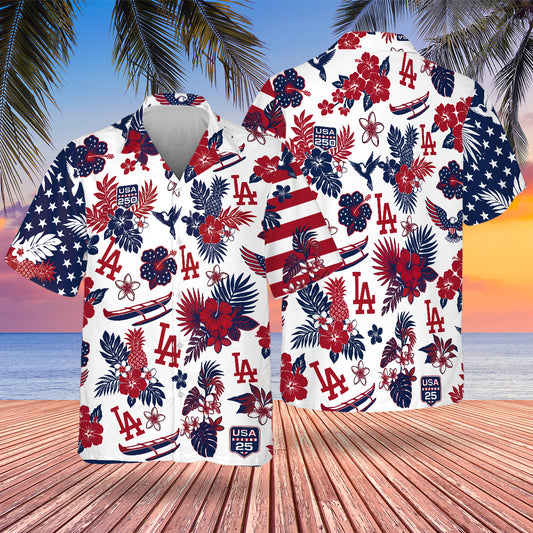 LAD Special Semiquincentennial Hawaiian Design Button Shirt V2