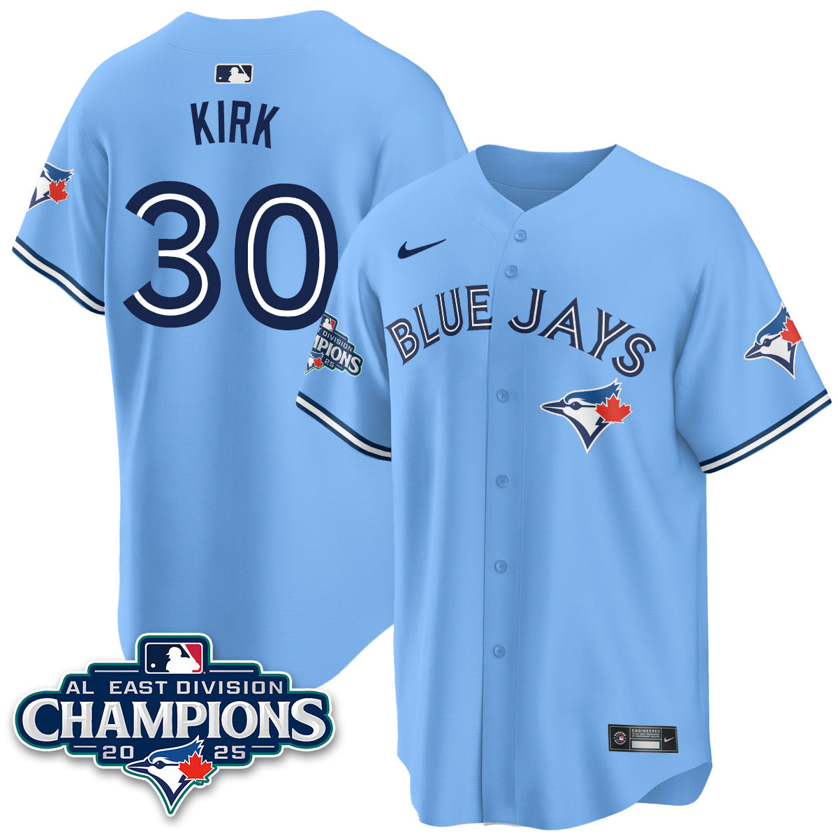TBJ AL East Division Champions Jersey - All Stitched