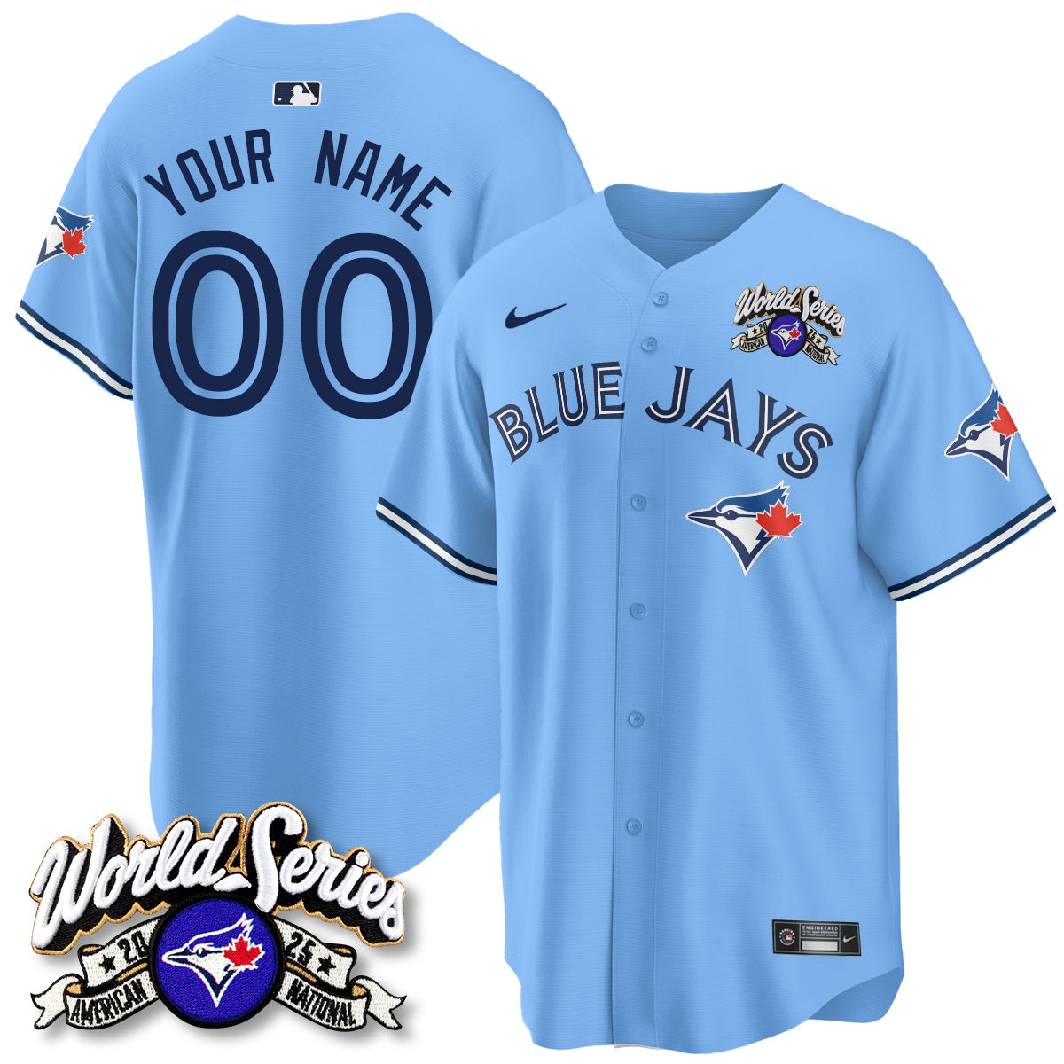 TOR 2025 American League Champions Custom Jersey - All Stitched