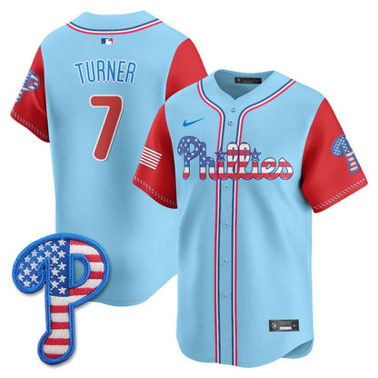 Philadelphia Phillies 2025 Fourth of July Jersey - All Stitched