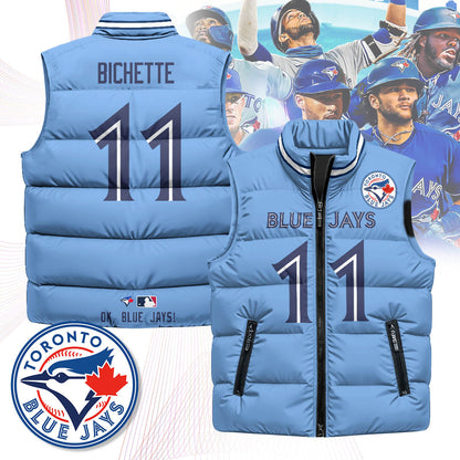 Toronto Blue Jays Unisex Puffer Vest