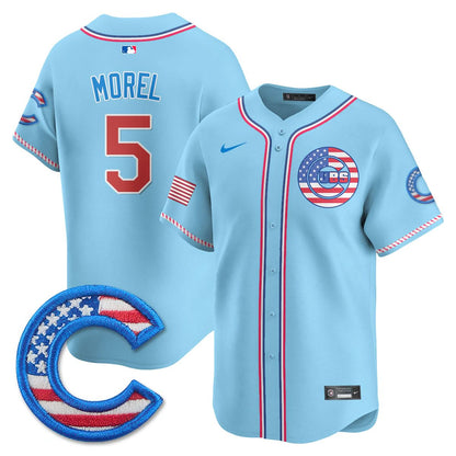 Chicago Cubs 2025 Fourth of July Jersey - All Stitched