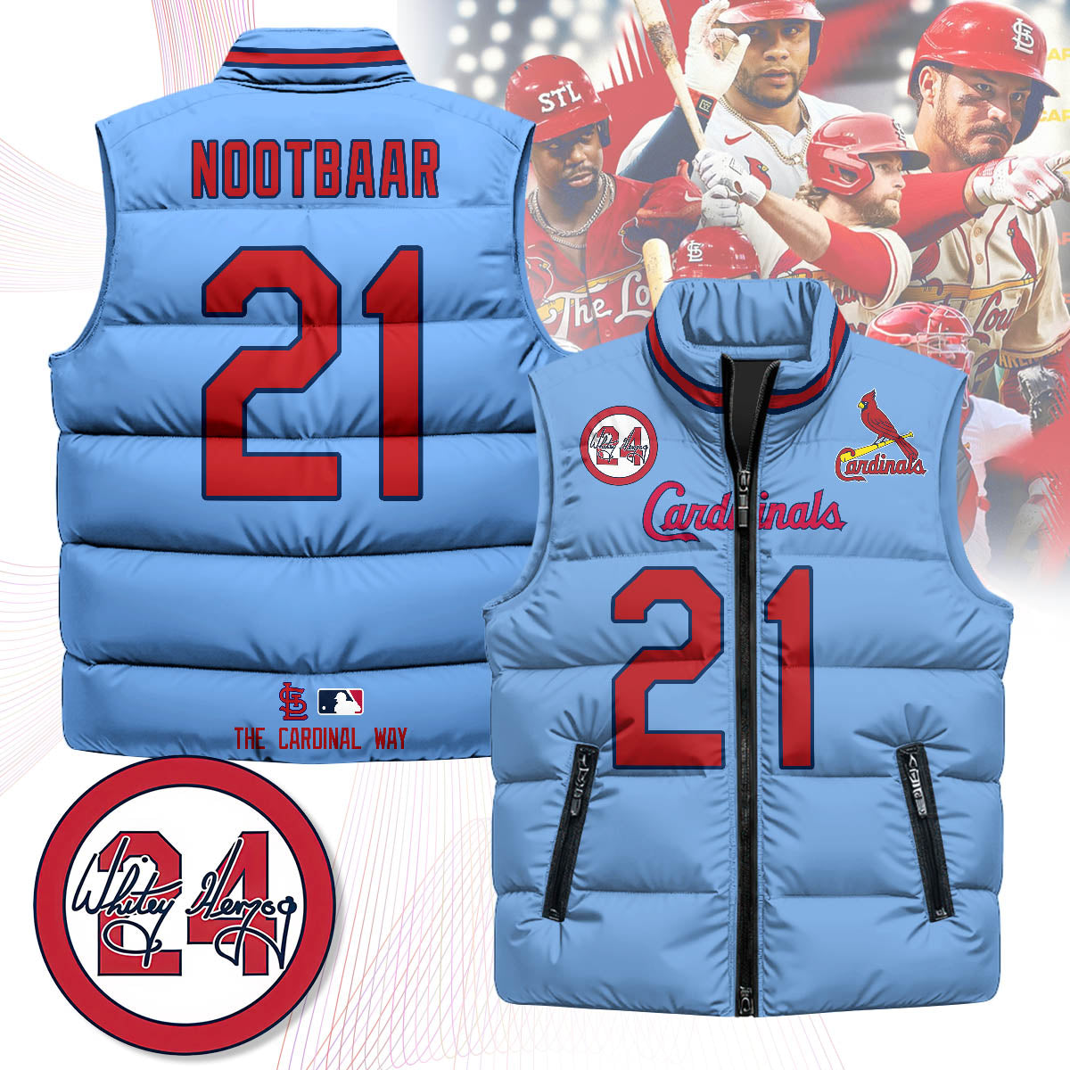 St. Louis Cardinals Unisex Puffer Vest