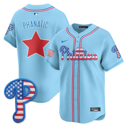 Philadelphia Phillies 2025 Fourth of July Jersey - All Stitched