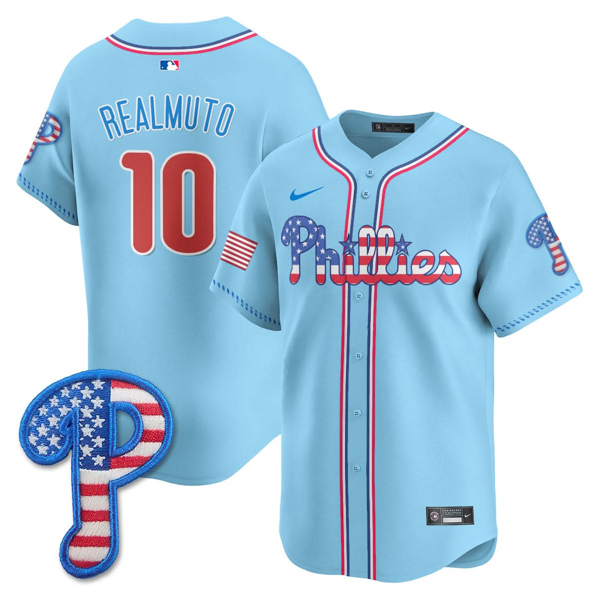 Philadelphia Phillies 2025 Fourth of July Jersey - All Stitched