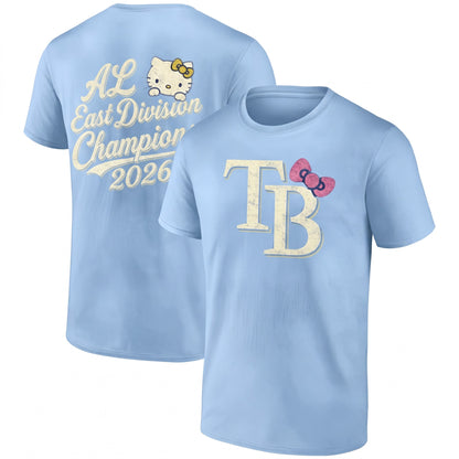 TB x Meow KT AL East Division Champions Two Sides T-Shirt - Printed V1