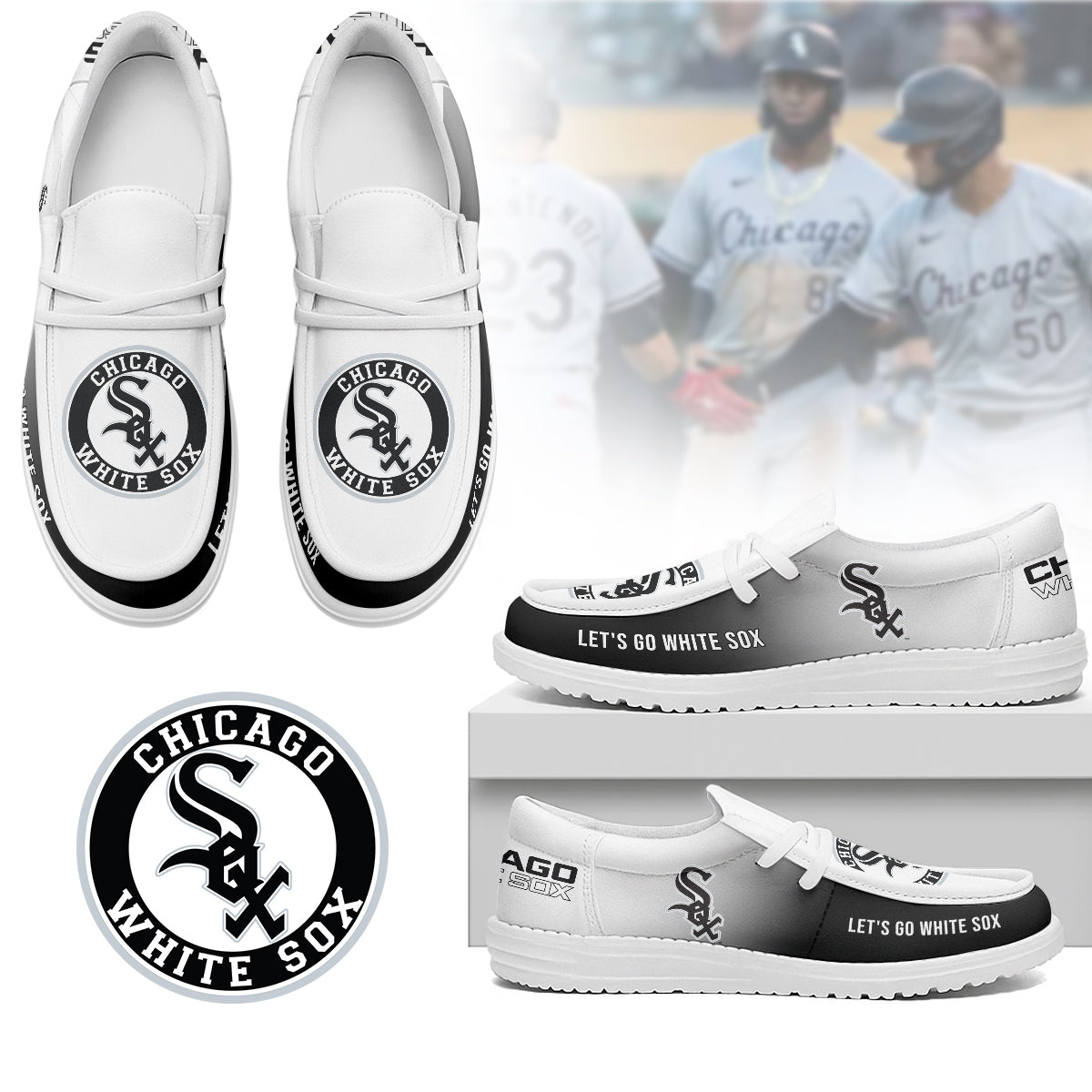 Chicago White Sox | Premium Loafer Shoes