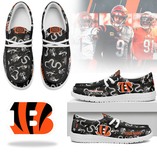 Cincinnati Bengals Halloween Hey Dude Shoes