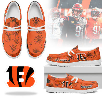 Cincinnati Bengals Halloween Hey Dude Shoes