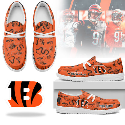 Cincinnati Bengals Halloween Hey Dude Shoes