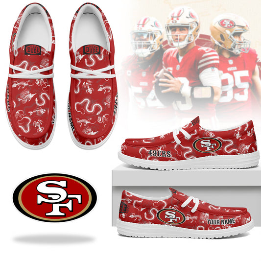 San Francisco 49ers Halloween Hey Dude Shoes