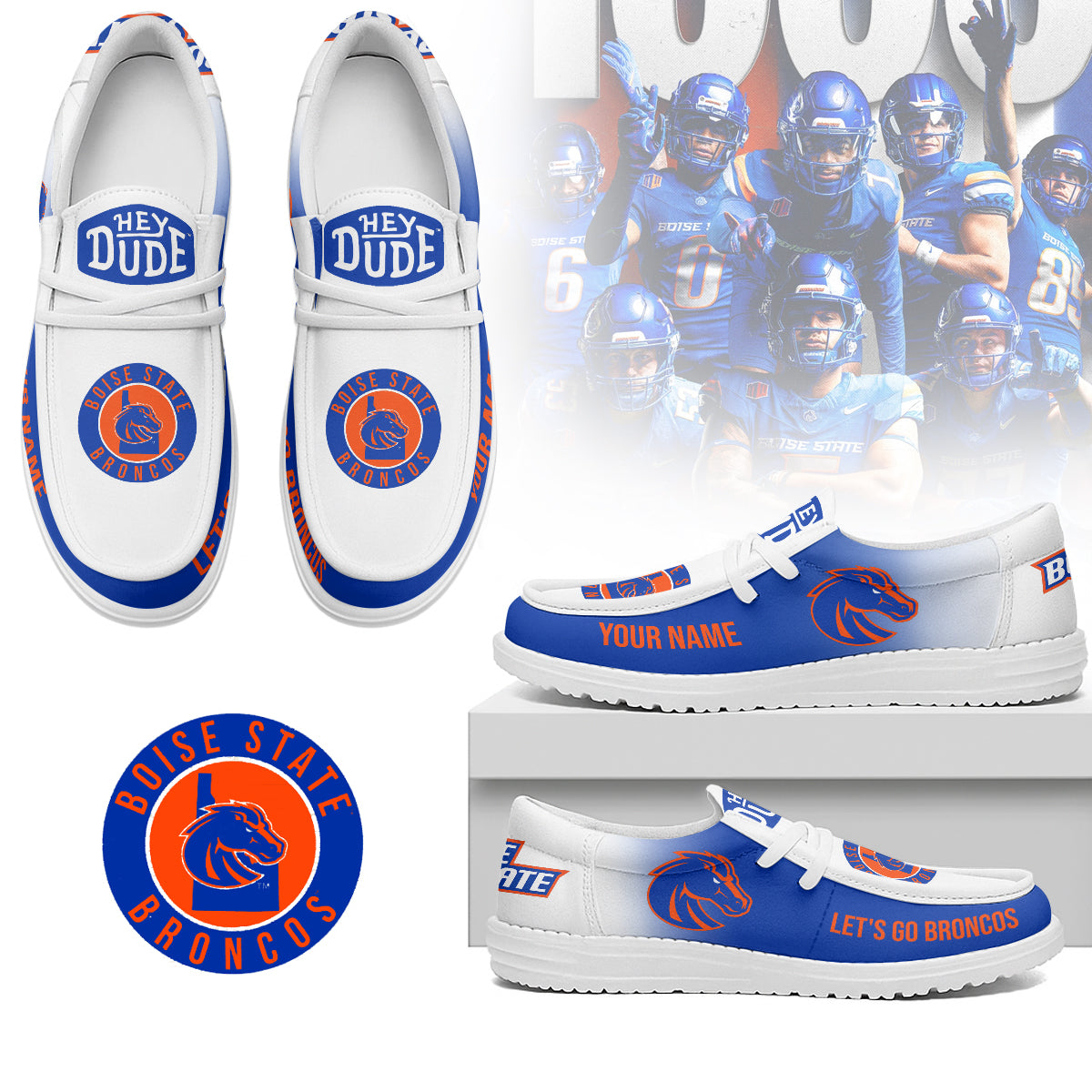 Boise State Broncos | Premium Loafer Shoes