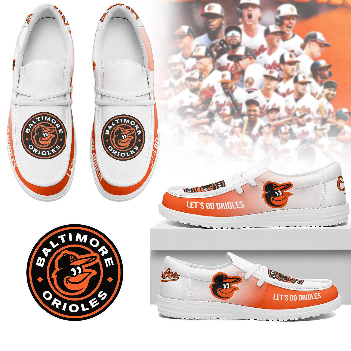 Baltimore Orioles | Premium Loafer Shoes