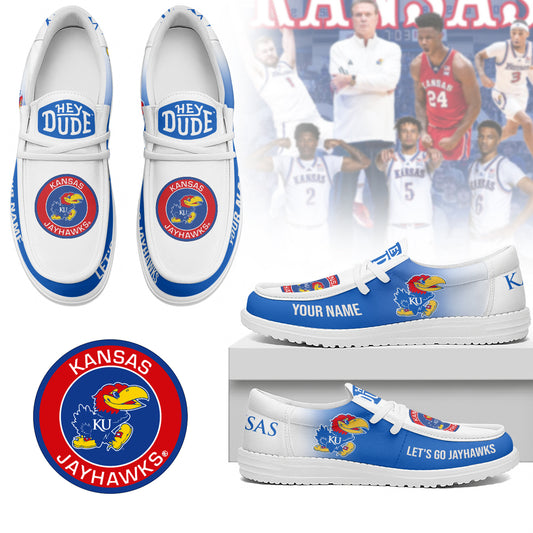 Kansas Jayhawks | Premium Loafer Shoes