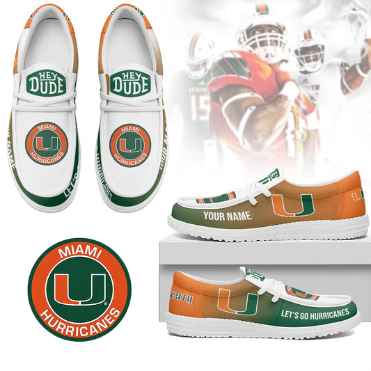 Miami Hurricanes | Premium Loafer Shoes