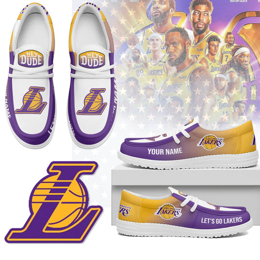 Los Angeles Lakers | Premium Loafer Shoes