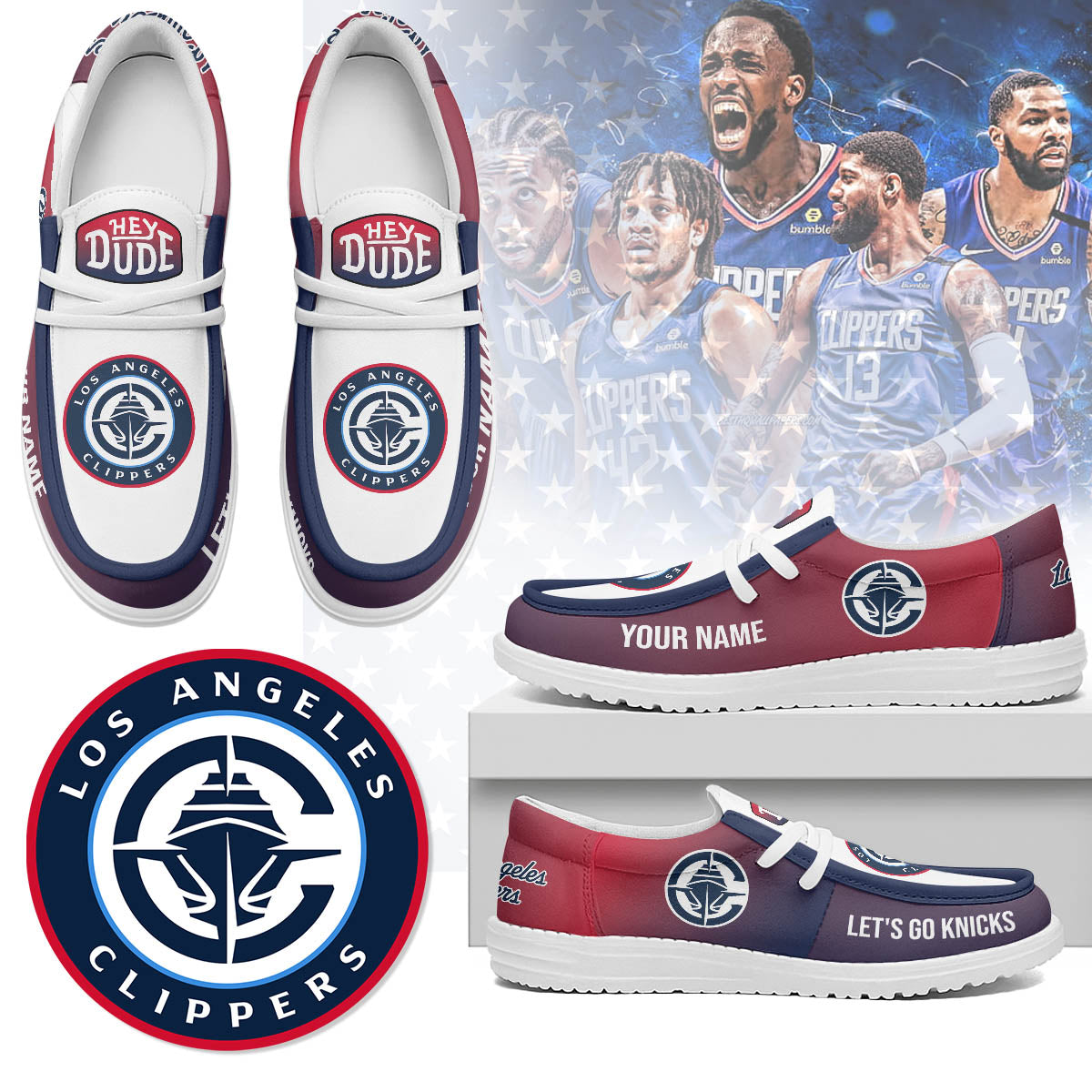 LA Clippers | Premium Loafer Shoes