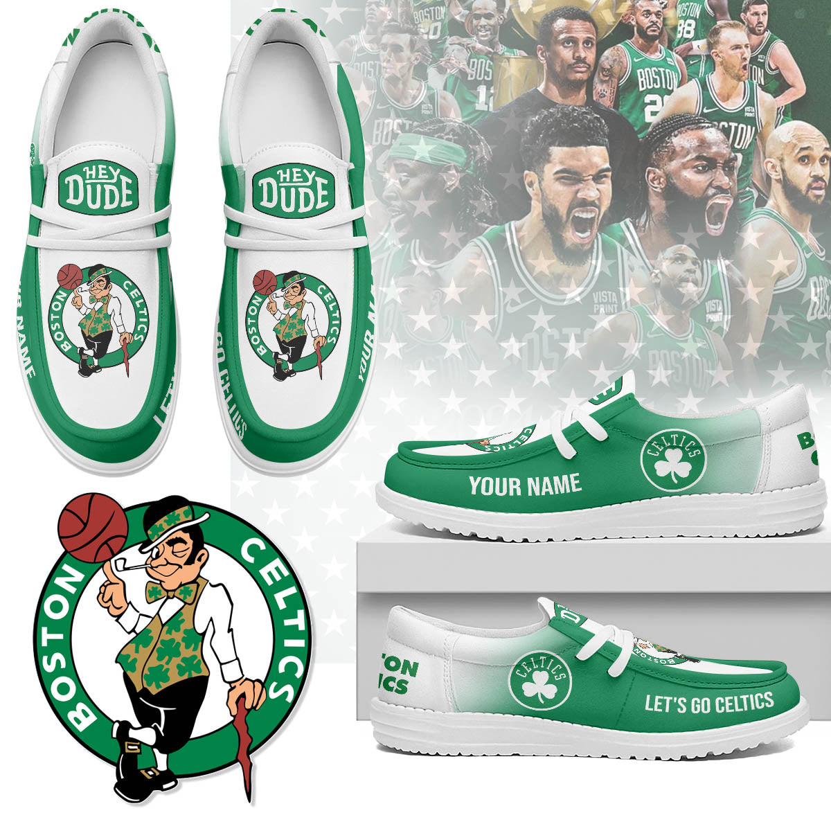 Boston Celtics | Premium Loafer Shoes
