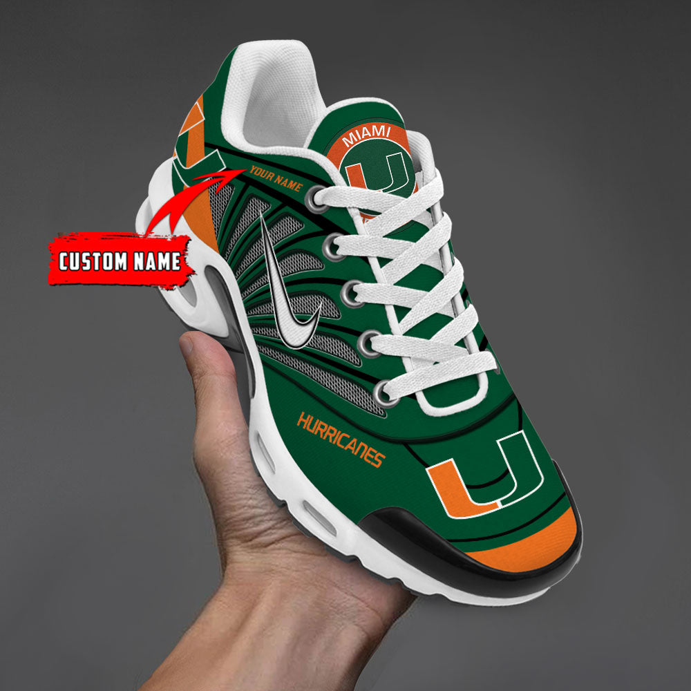 Miami Hurricanes NCAA Air Max Plus Shoes - Limited