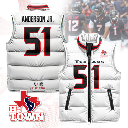 Houston Texans Unisex Puffer Vest
