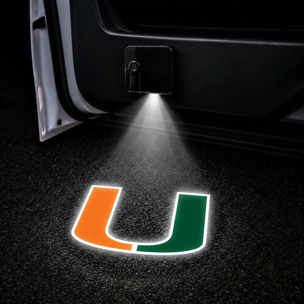Car Door College Football Projector Lights