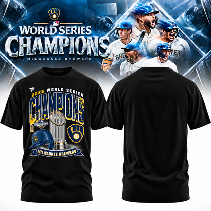 MIL World Series Champions One Side T-Shirt - Printed V19