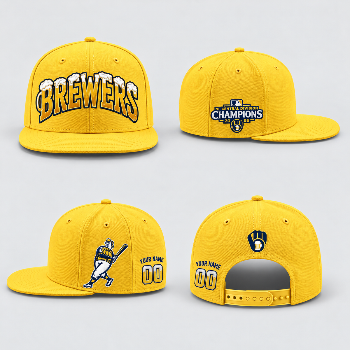 MIL Beers Edition Personalized Snapback Cap - Printed