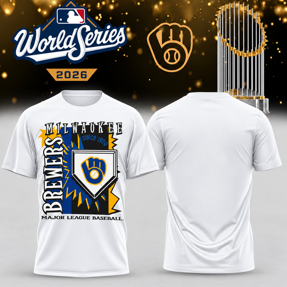 MIL World Series Champions One Side T-Shirt - Printed V41