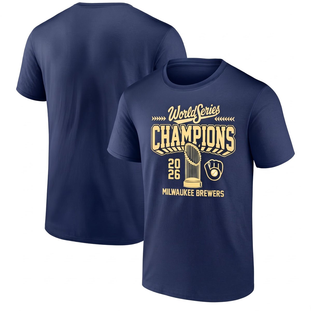 MIL World Series Champions One Side T-Shirt - Printed V2