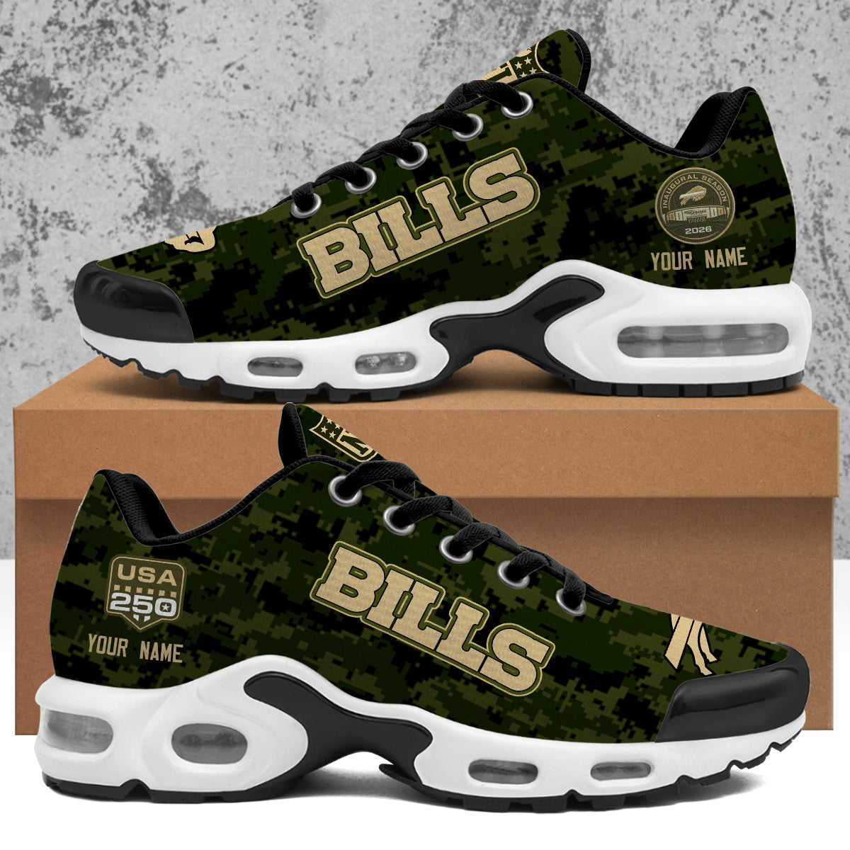 BUF Salute to Service Customized Sport Shoes