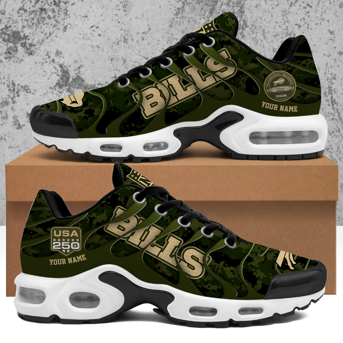BUF Salute to Service Customized Sport Shoes
